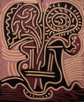 Vase de fleurs Picasso